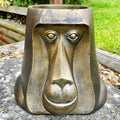 Gold Monkey Head Planter Large