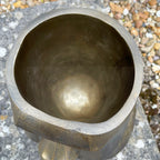 Gold Monkey Head Planter Large
