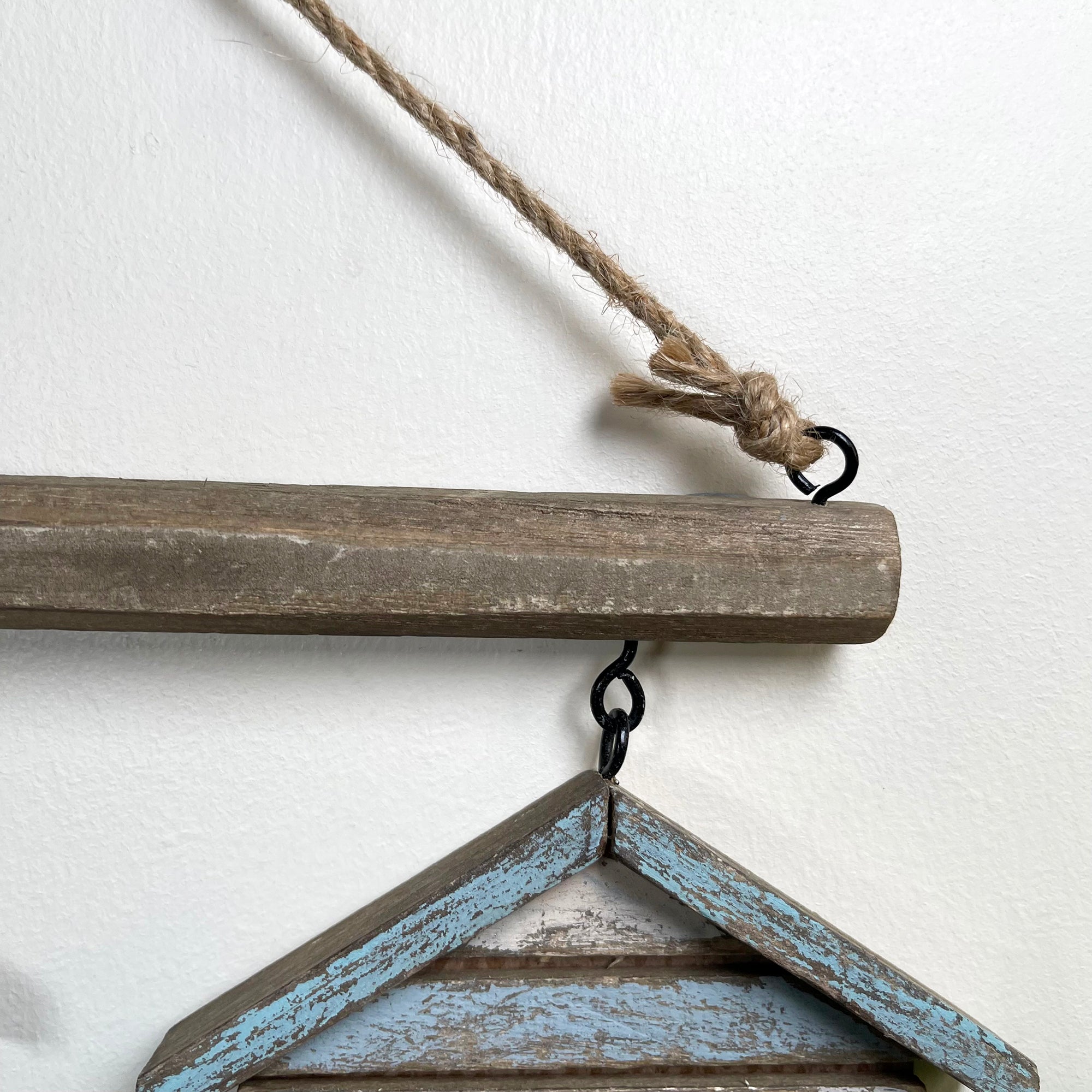 Hanging Triple Beach Hut Photo Frames