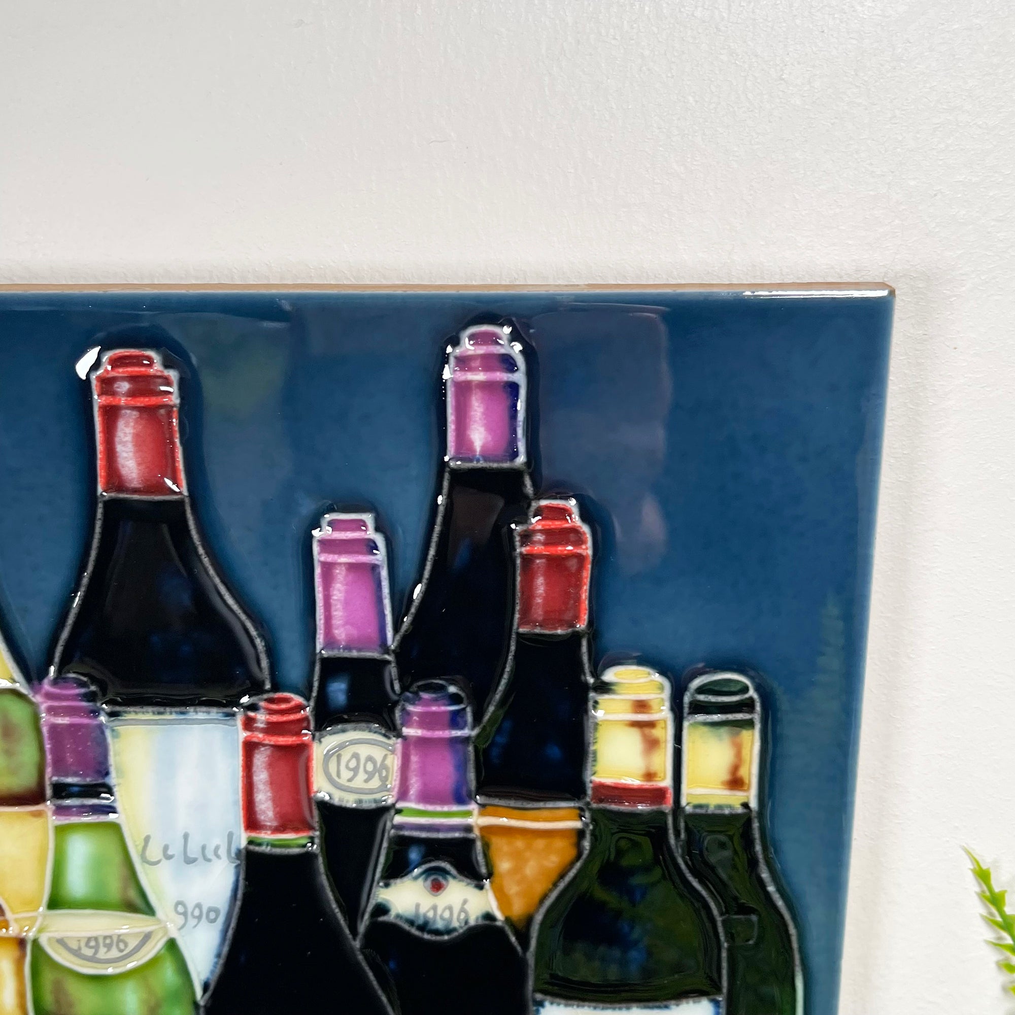 Wine Cellar Selection Ceramic Art Tile 8x8"