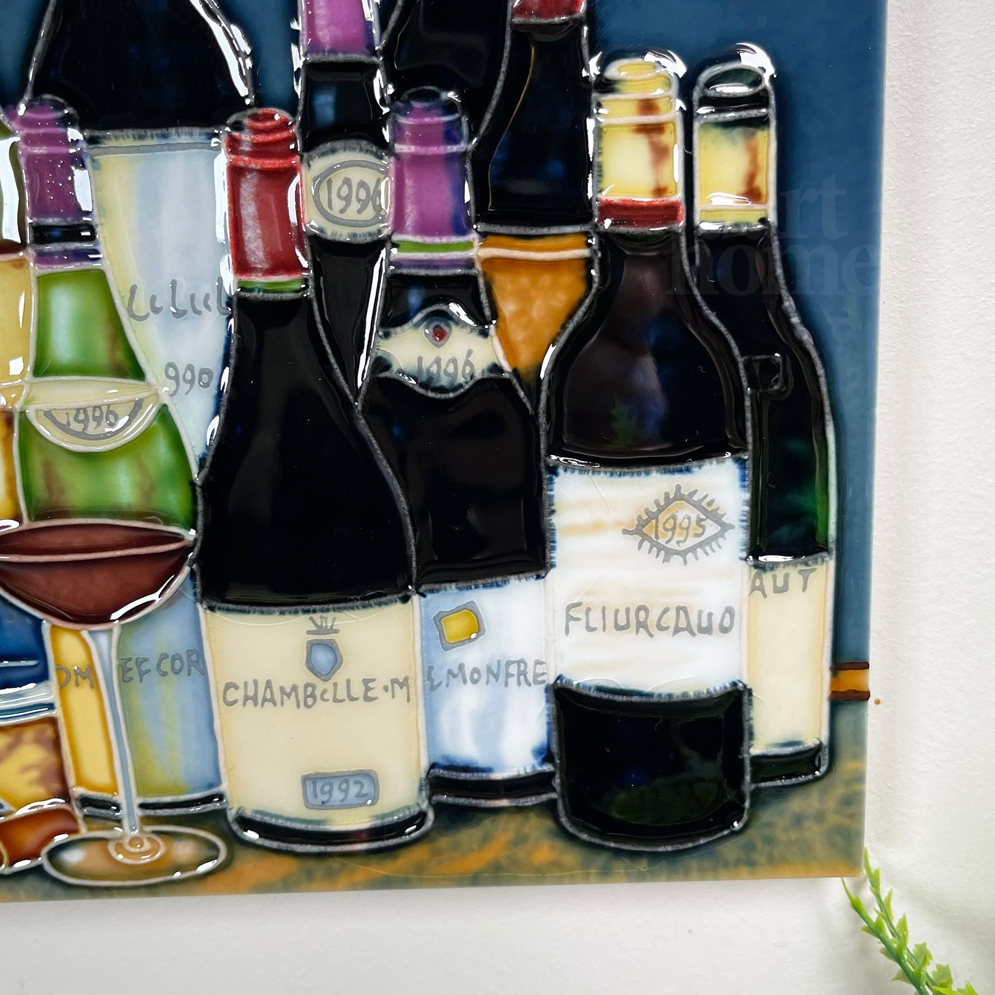 Wine Cellar Selection Ceramic Art Tile 8x8"
