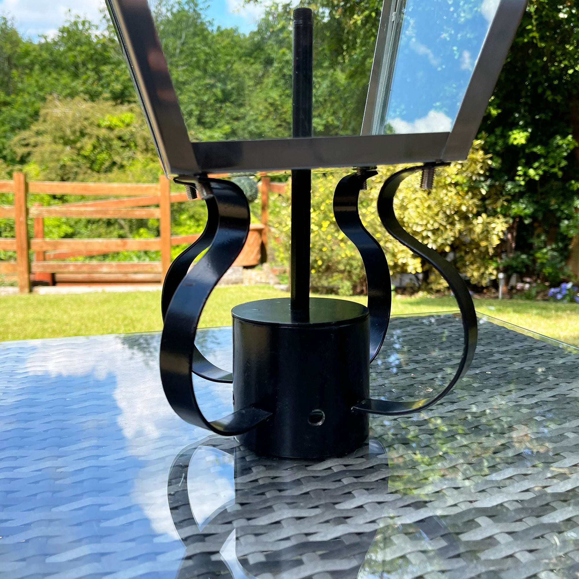 Stainless Steel Victorian Street Post Lantern 90cm