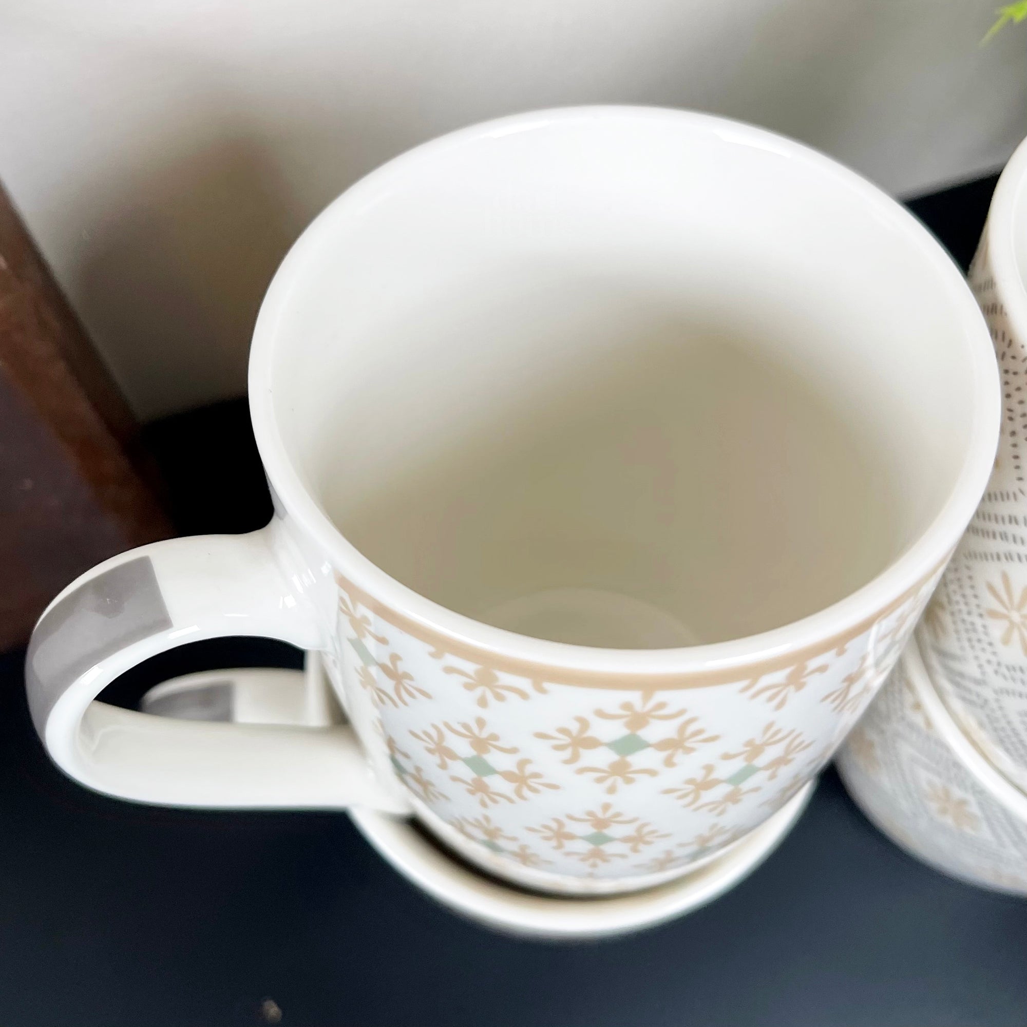 Moroccan Patterned Mugs Set Of 4