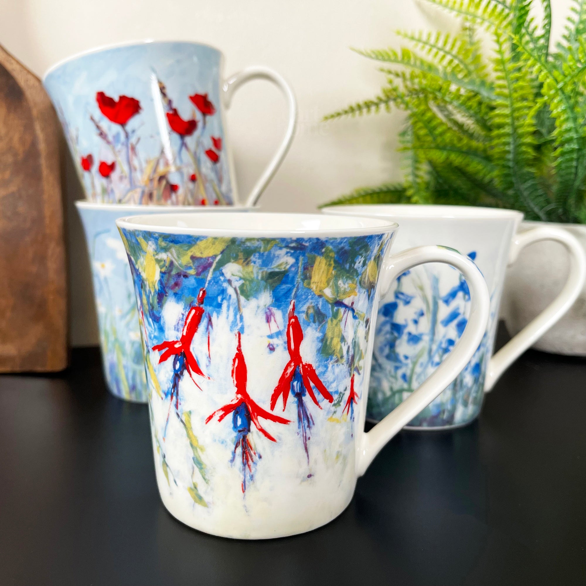 Wildflower Meadow Mugs Set Of 4