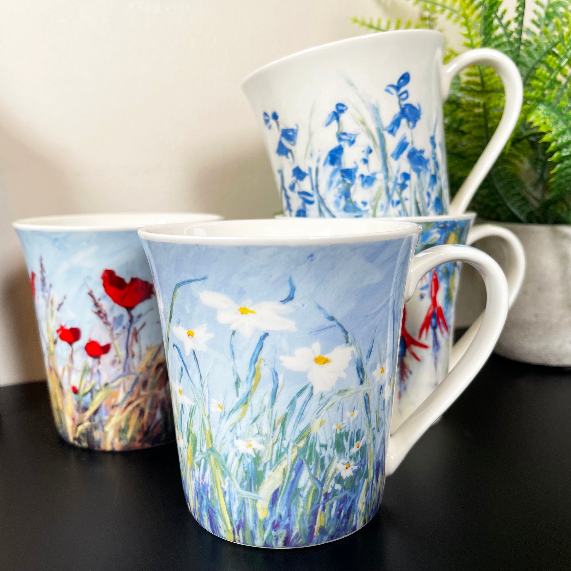 Wildflower Meadow Mugs Set Of 4