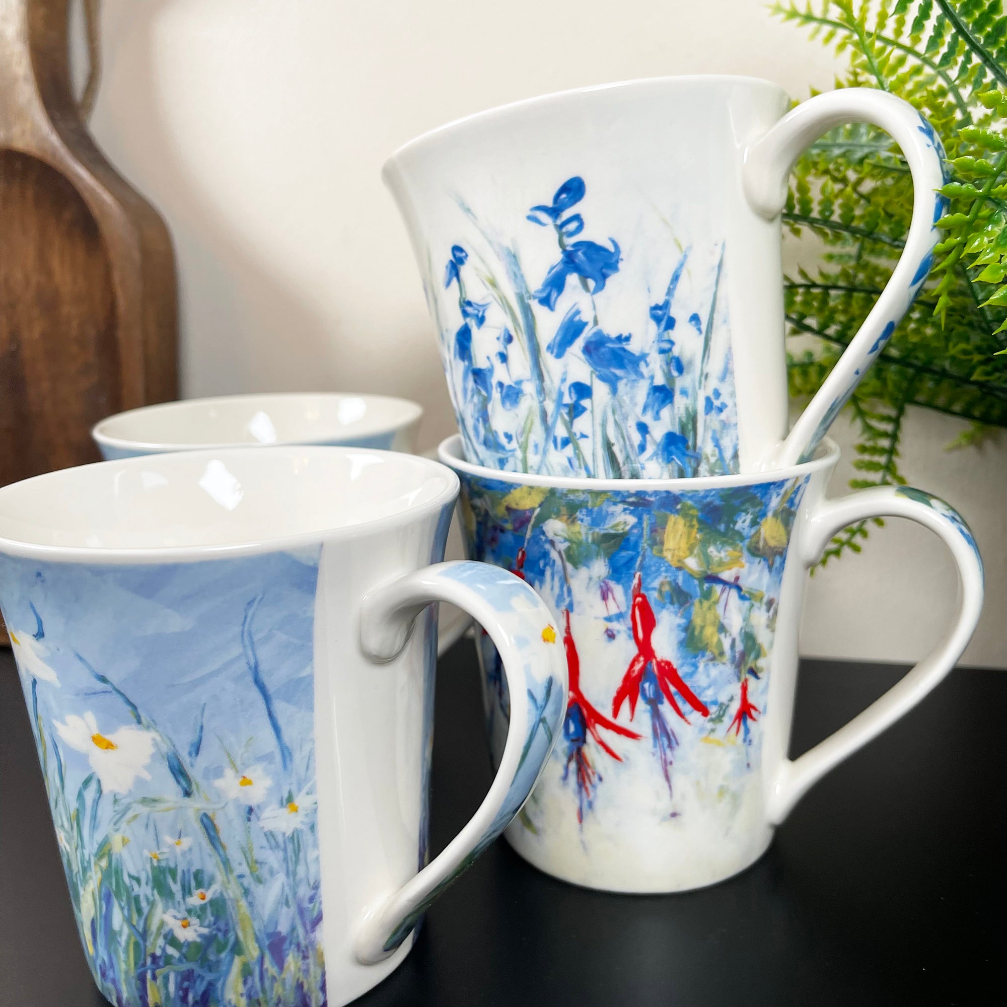 Wildflower Meadow Mugs Set Of 4