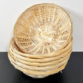 Round Wicker Bread Baskets