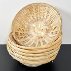 Round Wicker Bread Baskets