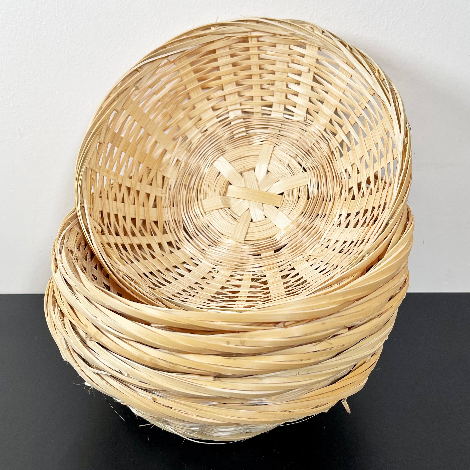 Round Wicker Bread Baskets