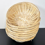 Round Wicker Bread Baskets