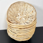 Round Wicker Bread Baskets