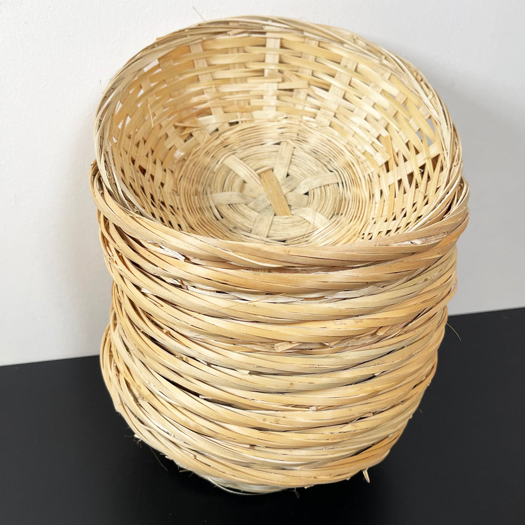 Round Wicker Bread Baskets