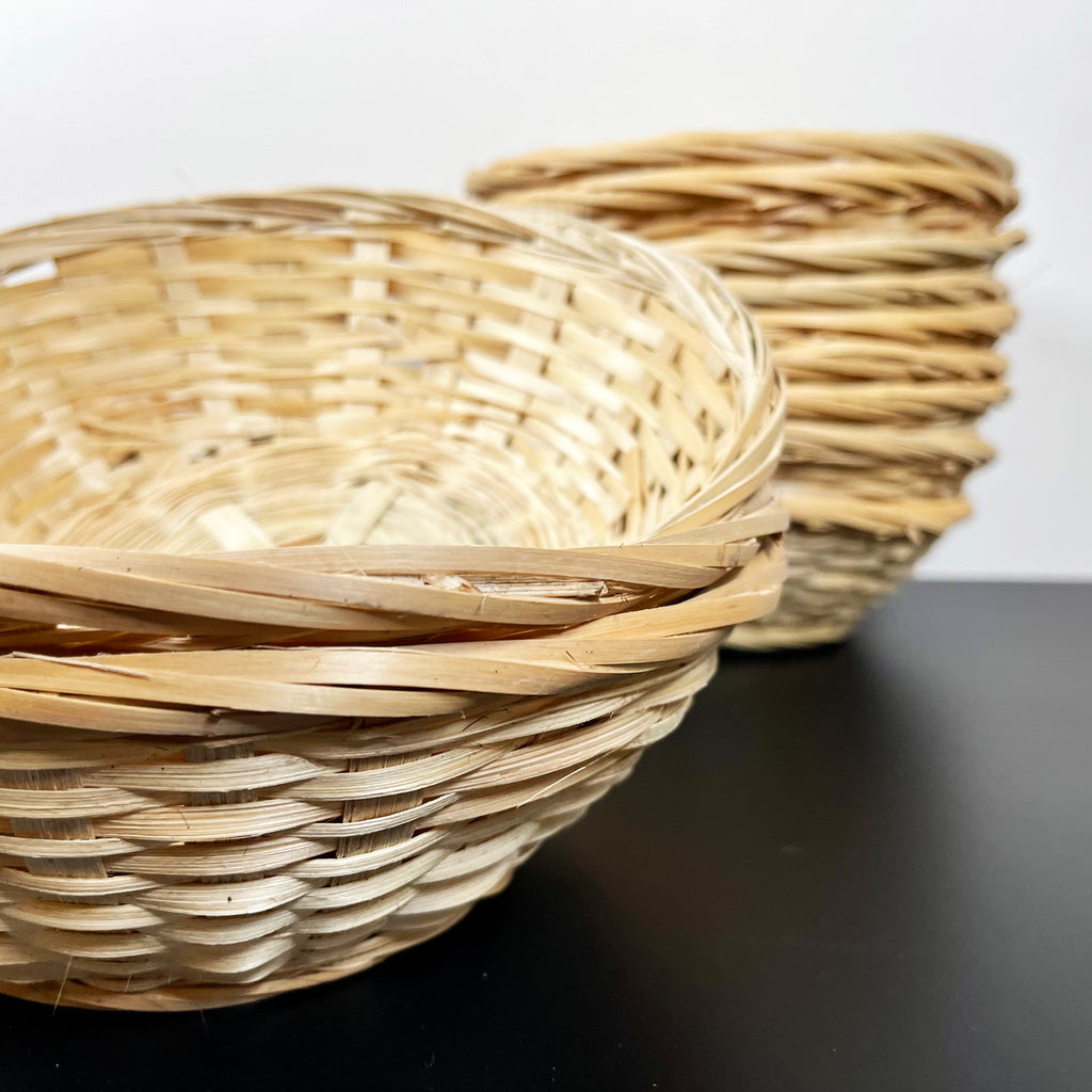 Round Wicker Bread Baskets