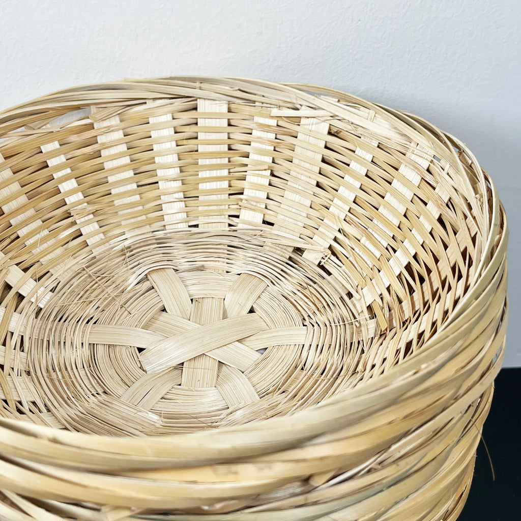 Round Wicker Bread Baskets