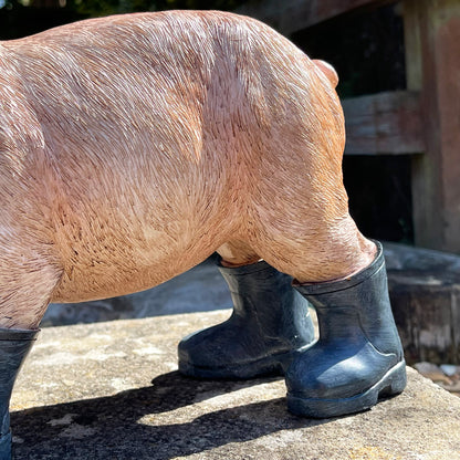 Pig In Wellies Sculpture