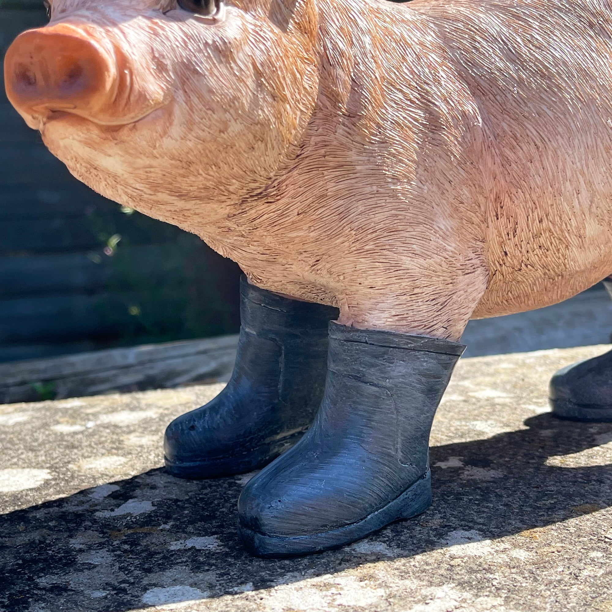 Pig In Wellies Sculpture