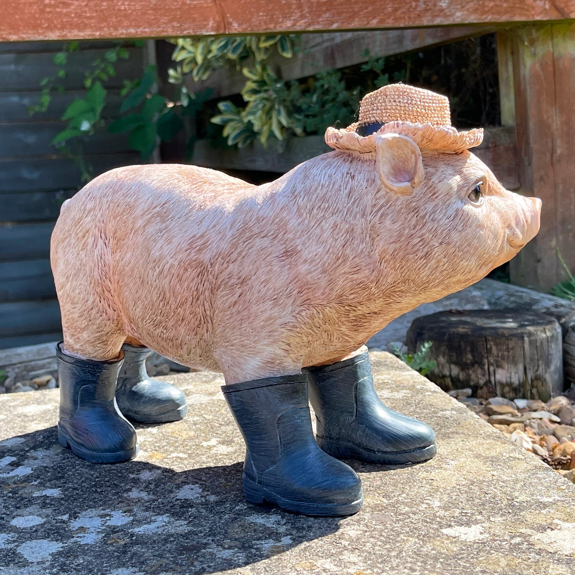 Pig In Wellies Sculpture