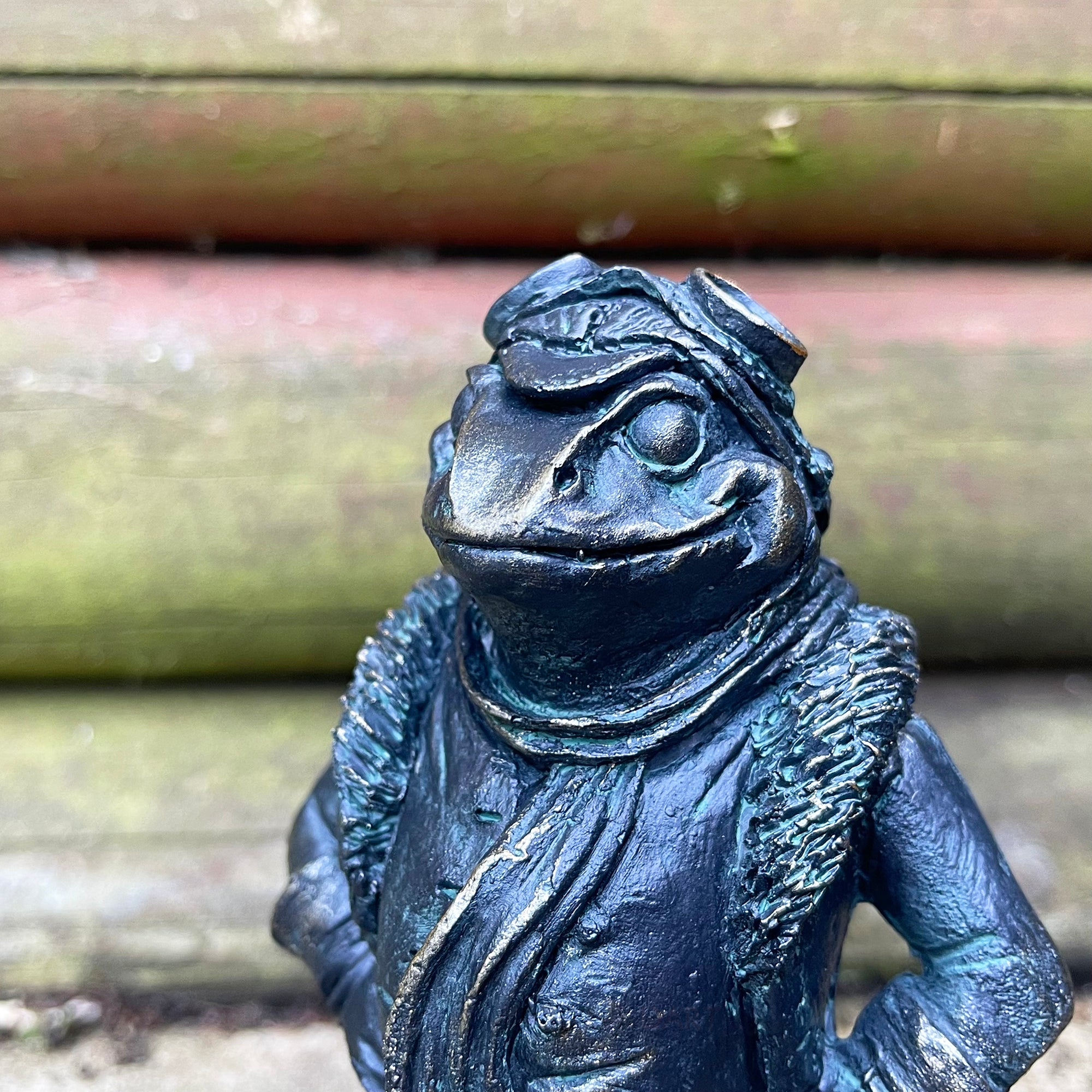 Bronze Resin Mr Toad Pilot Ornament