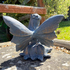 Bronze Sitting Flower Fairy Ornament