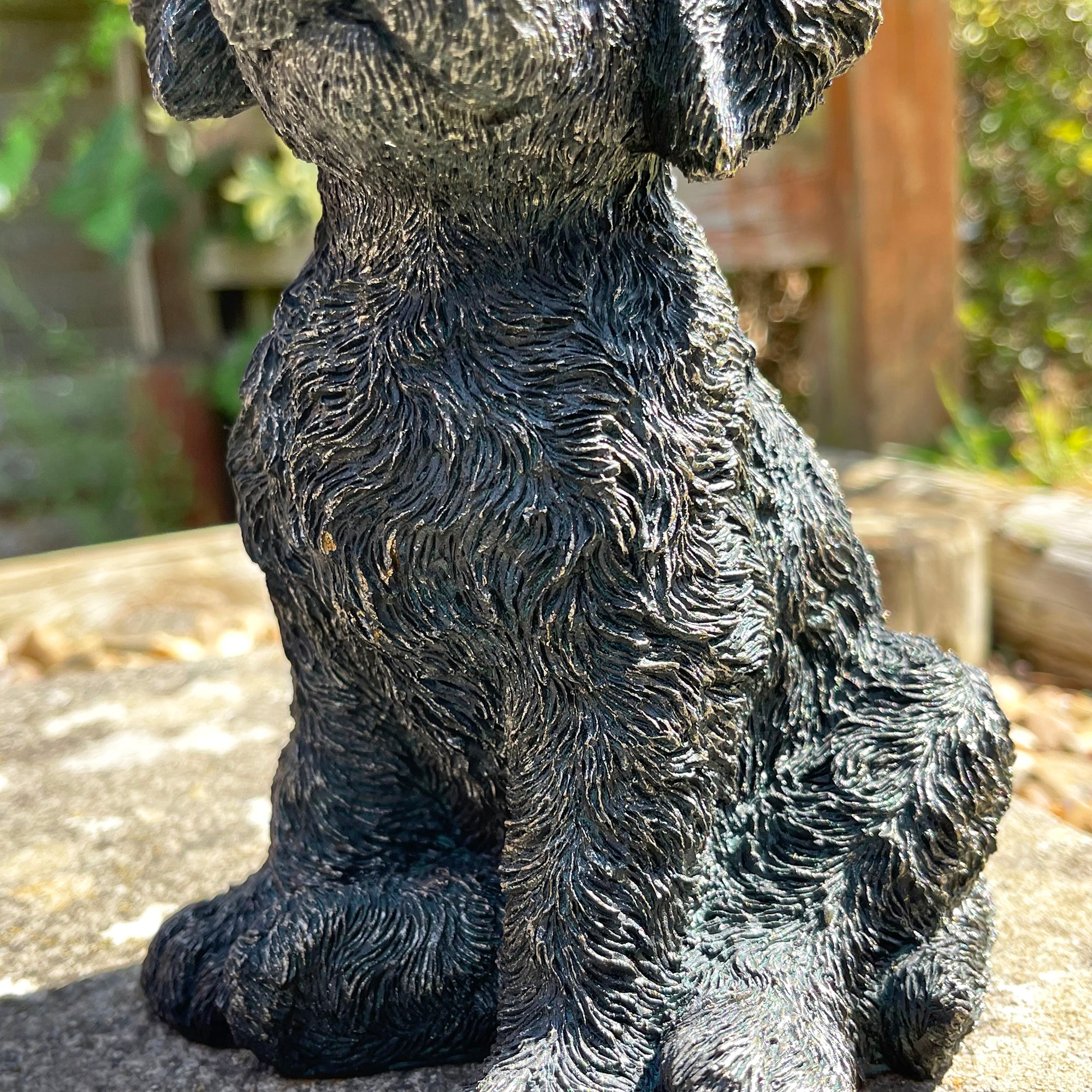 Bronze Resin Cockapoo Dog Ornament