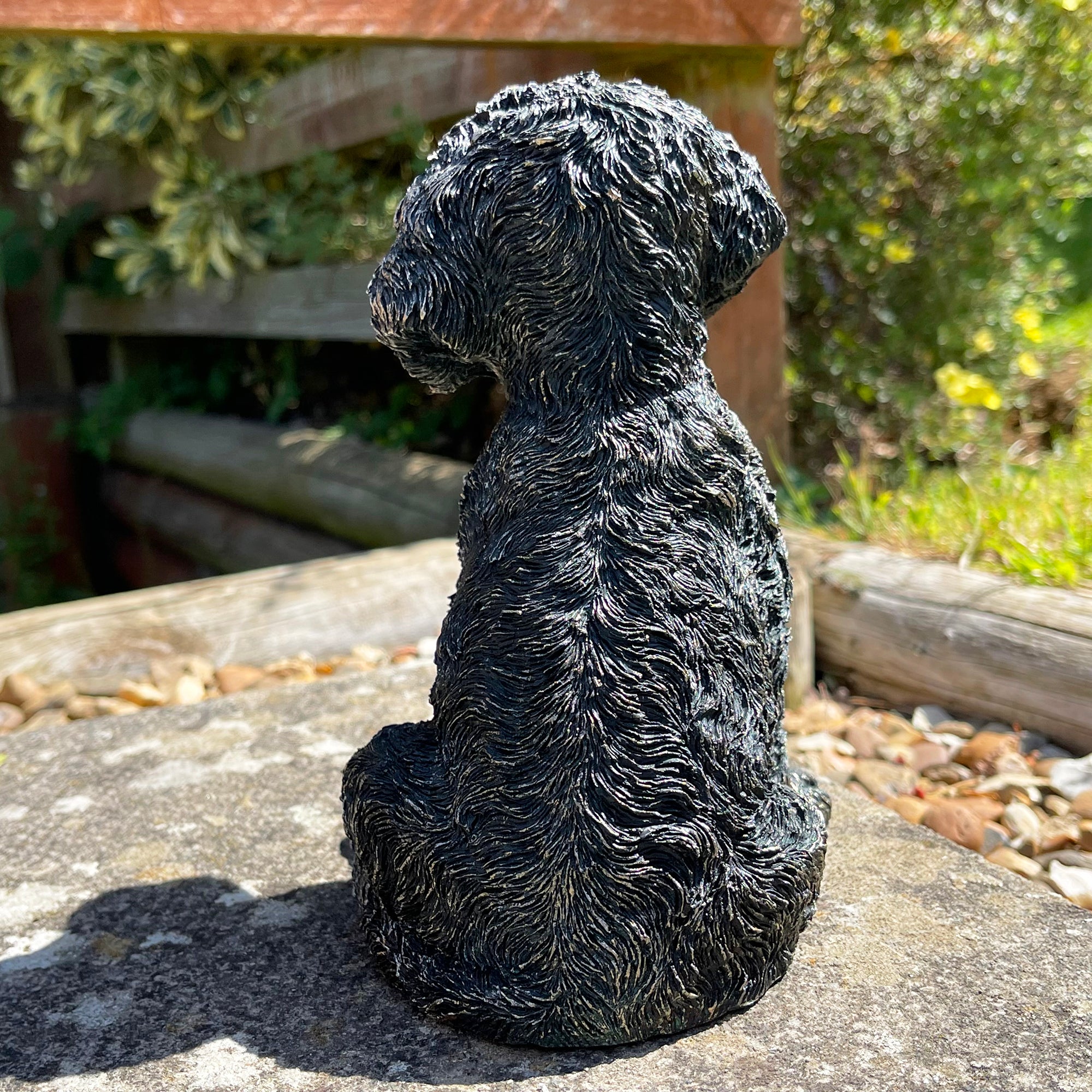 Bronze Resin Cockapoo Dog Ornament