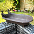 Cast Iron Bath Tub Bird Feeder