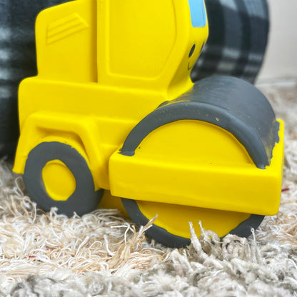 Latex Road Roller Squeaky Dog Toy