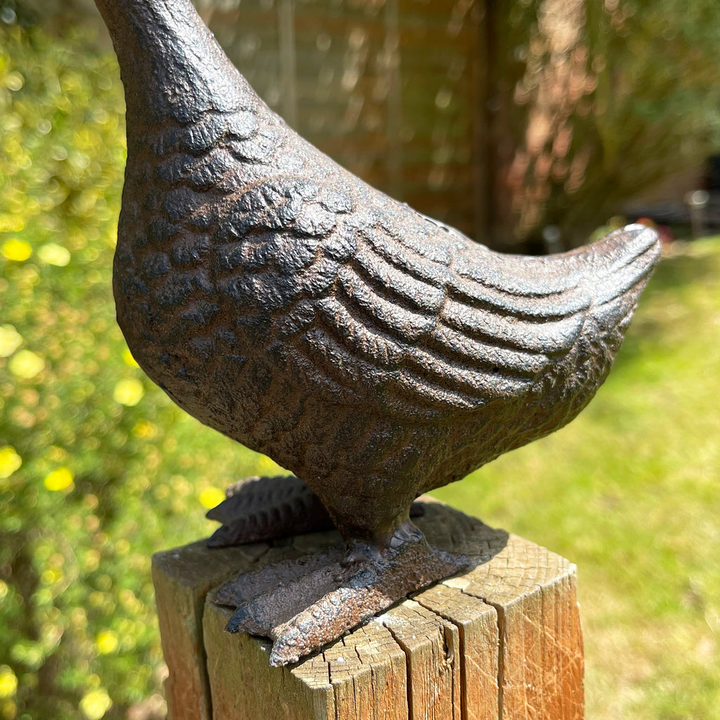 Cast Iron Happy Duck Ornament