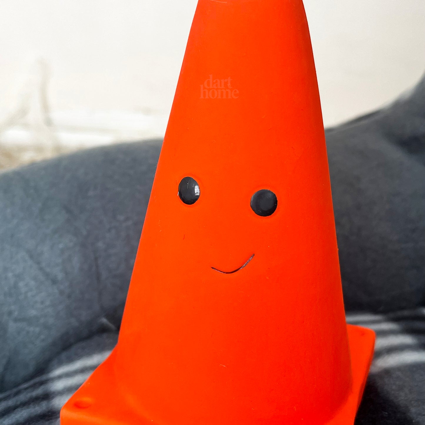 Latex Traffic Cone Squeaky Dog Toy