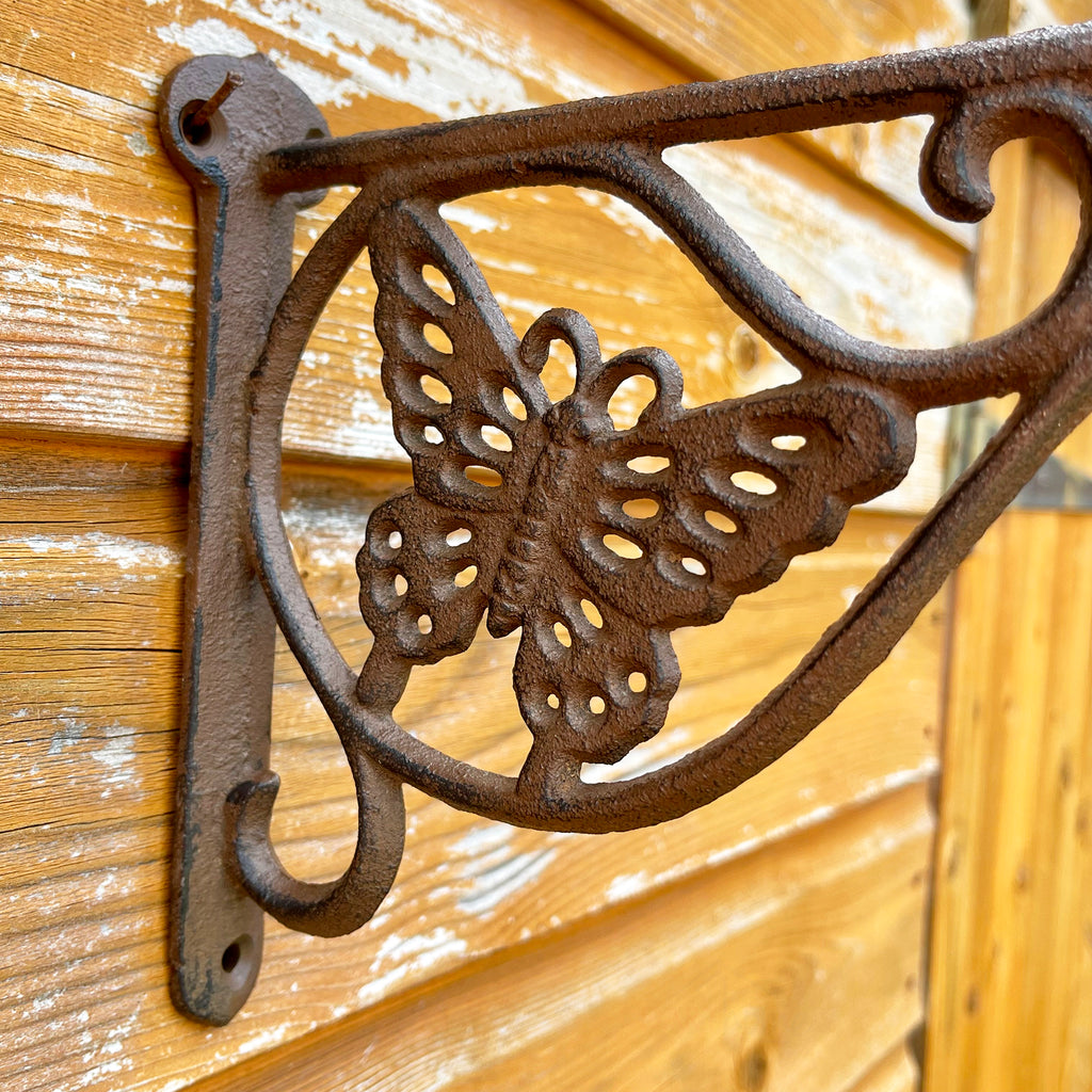 Butterfly Cast Iron Victorian Shelf Bracket