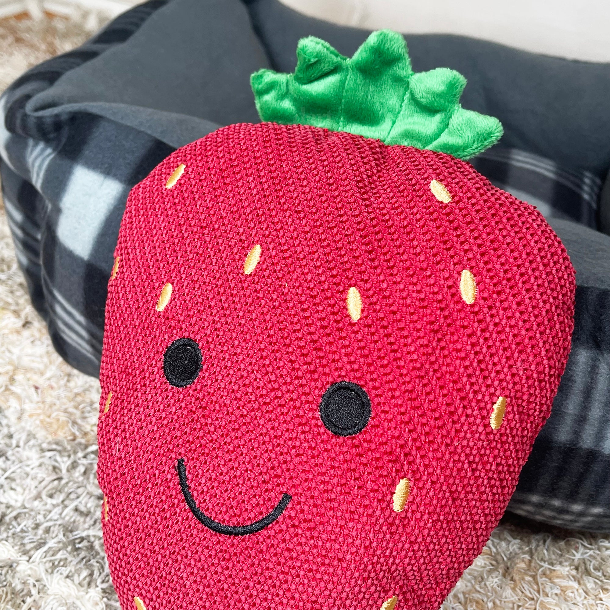 Red Strawberry Cat Toy
