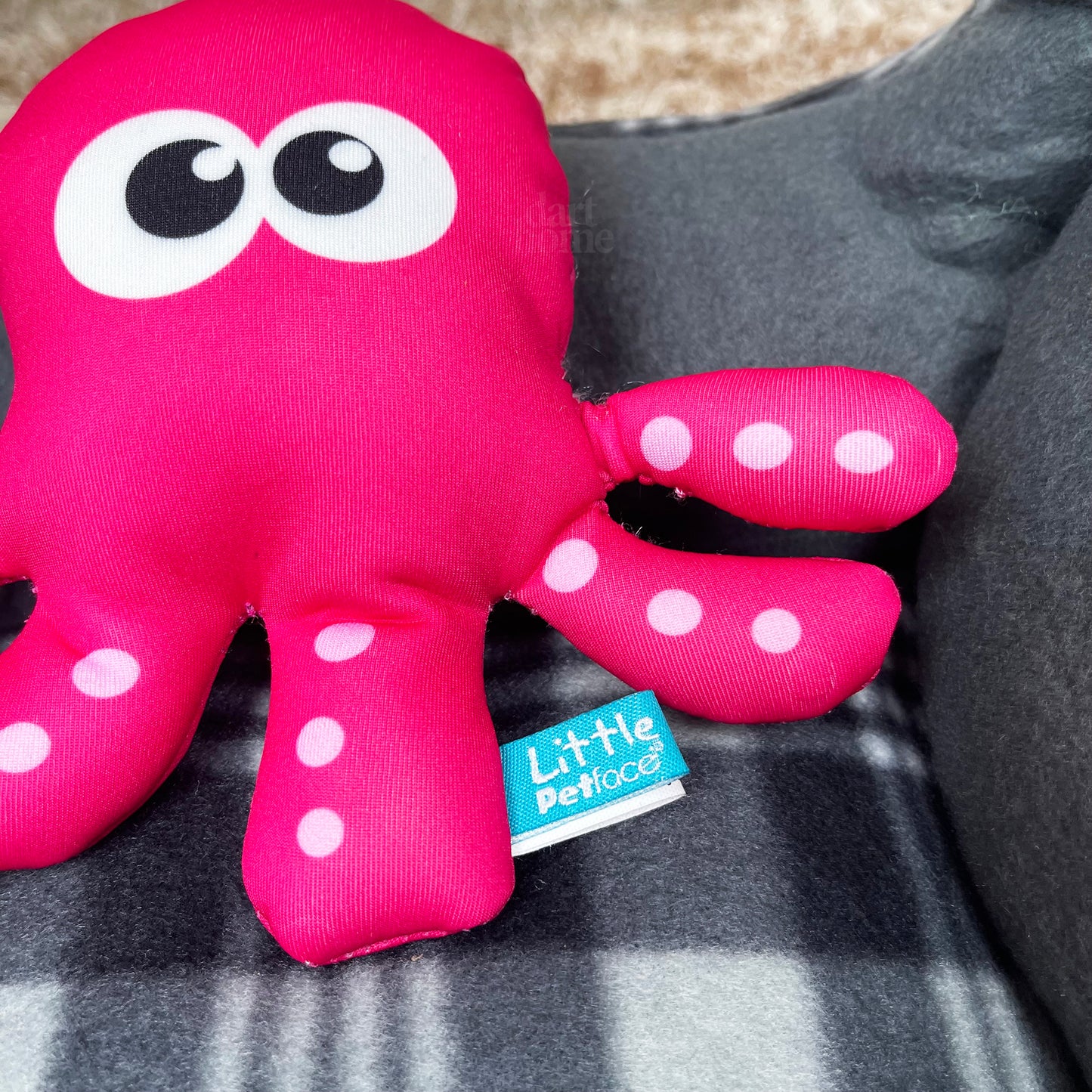 Pink Floating Octopus Squeaky Dog Toy