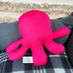 Rosa schwimmendes Oktopus-Quietschspielzeug für Hunde