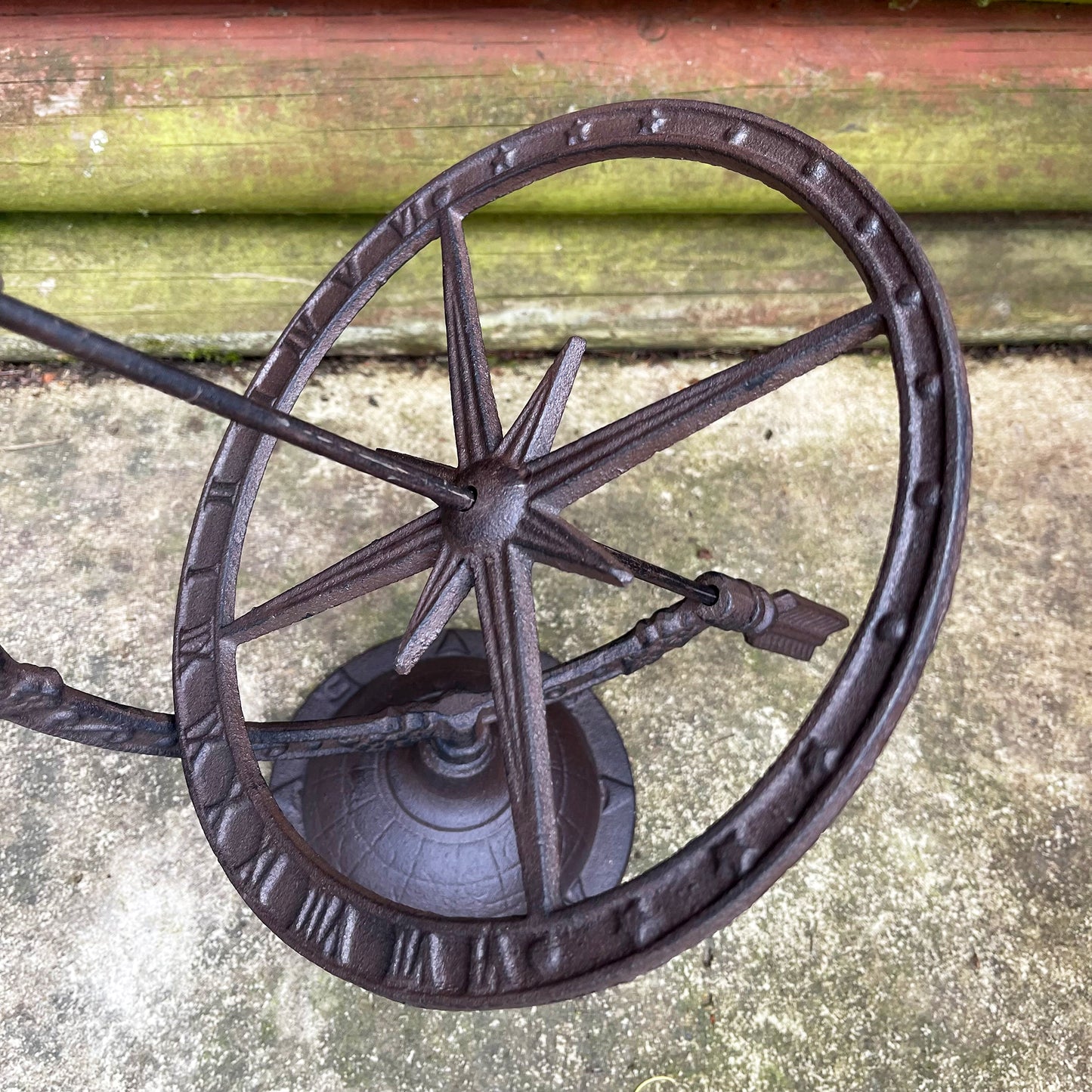 Cast Iron Garden Armillary Sundial 37cm