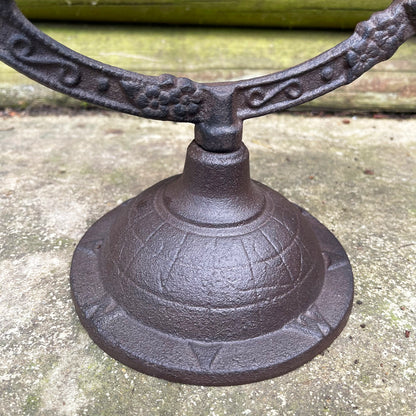 Cast Iron Garden Armillary Sundial 37cm