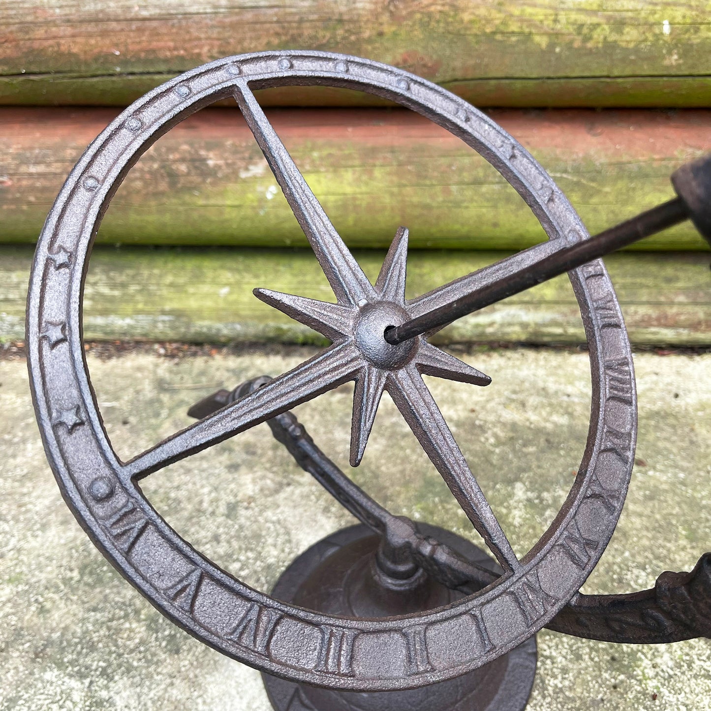 Cast Iron Garden Armillary Sundial 37cm