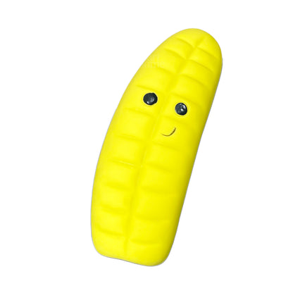 Latex Happy Banana Squeaky Dog Toy