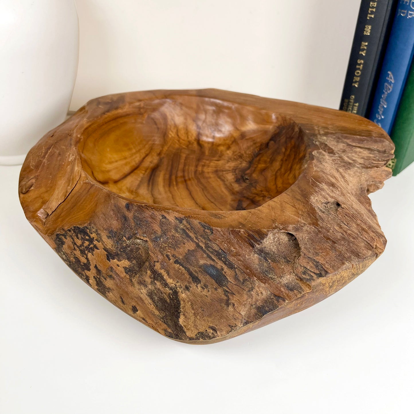 Teak Root Wood Bowl 30cm