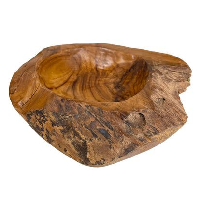 Teak Root Wood Bowl 30cm