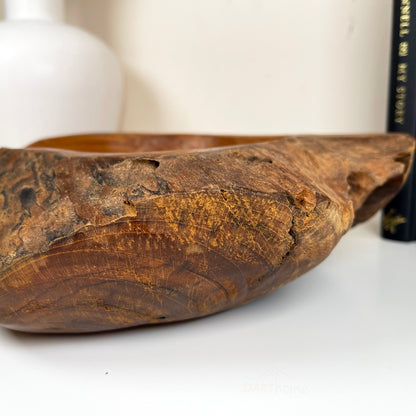 Teak Root Wood Bowl 30cm