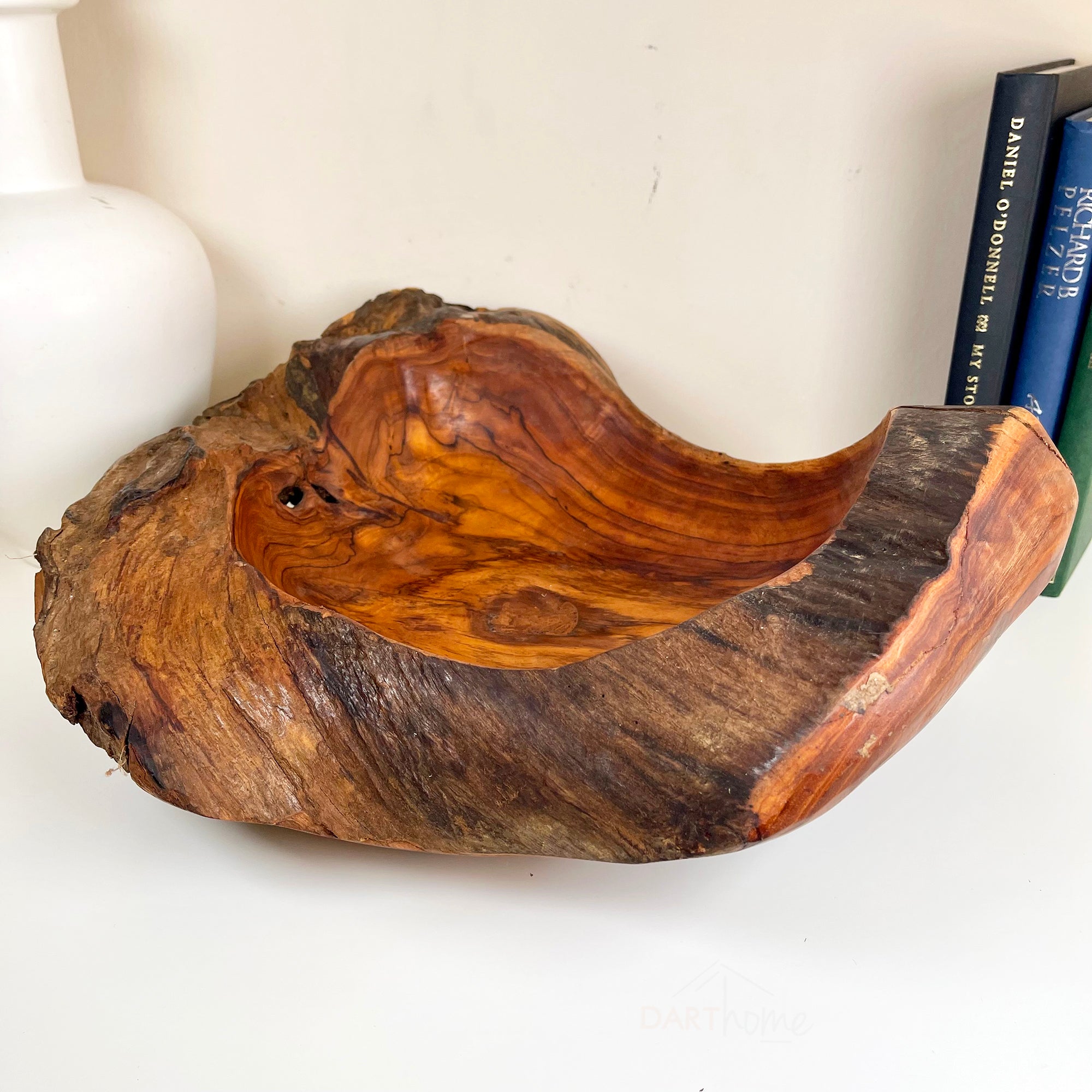 Large Teak Root Wood Bowl