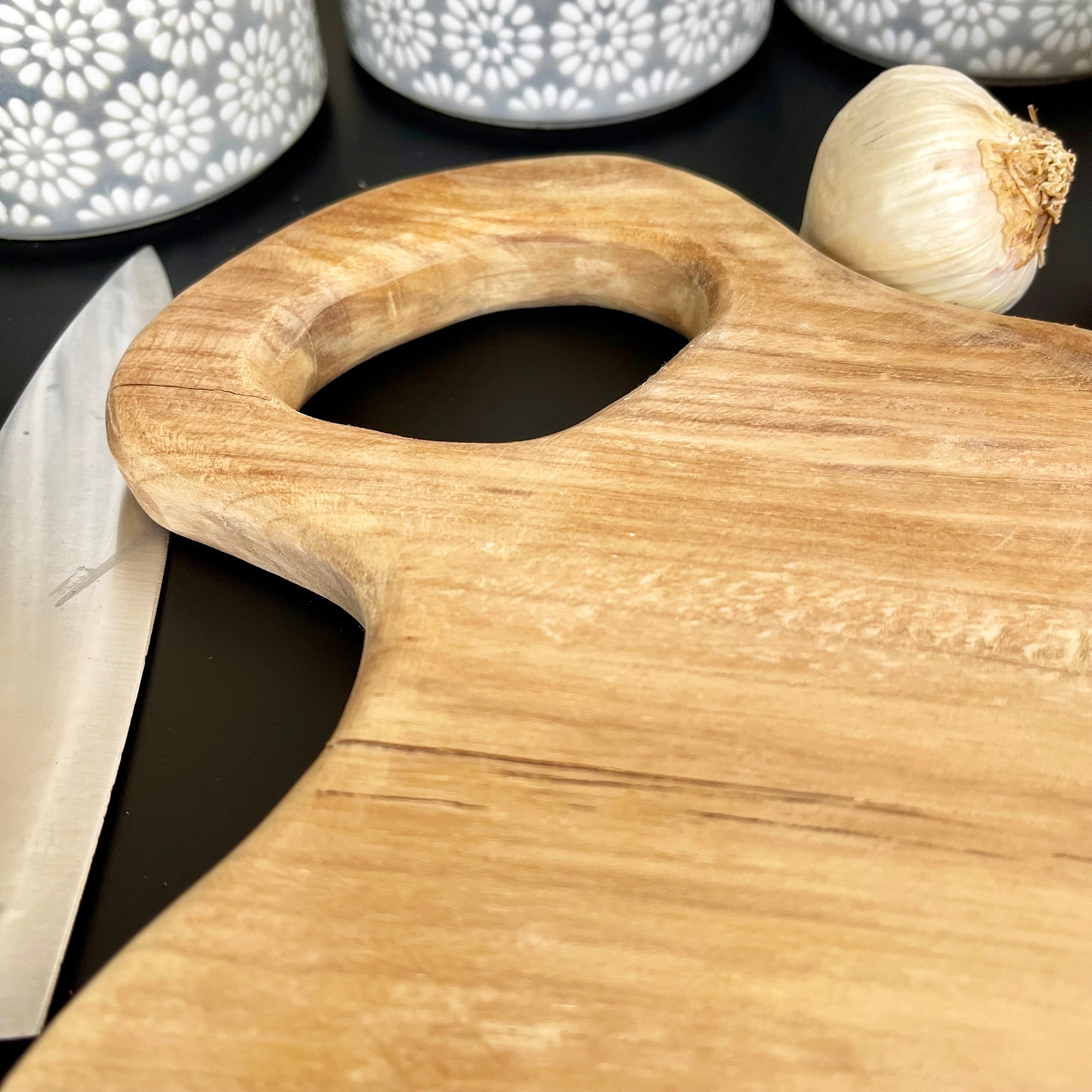 Teak Chopping Board With Handle