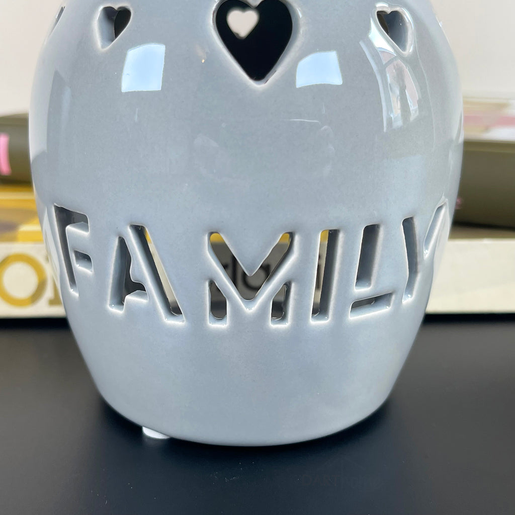 Family Stensil Grauer Wachsschmelzbrenner