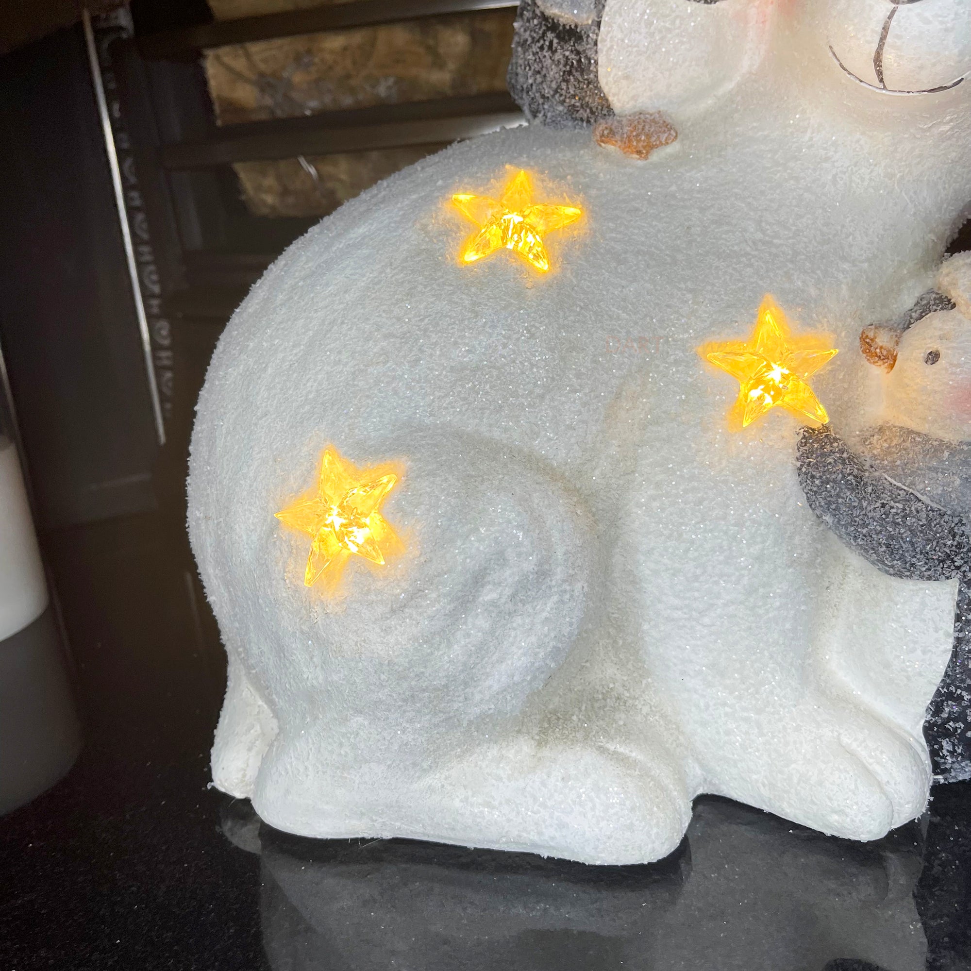 LED Polar Bear & Penguins Christmas Sculpture