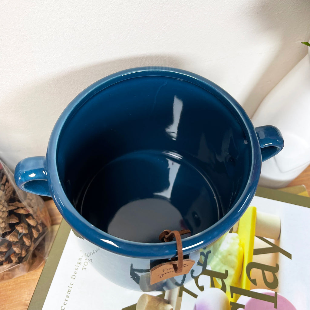 Synergy Blauer Urnentopf