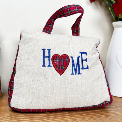 Tartan Red Home Doorstop