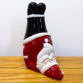 Keramik-Yoga-Weihnachtsmann-Weihnachtsfigur B