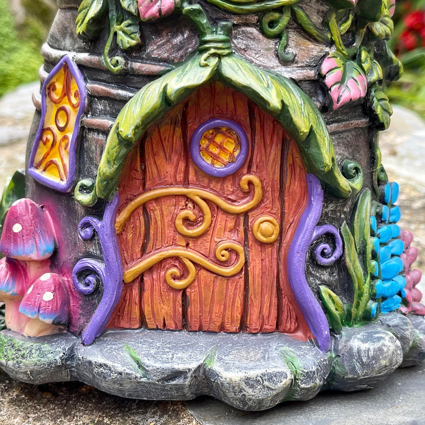 Colourful Fairy House Planter C