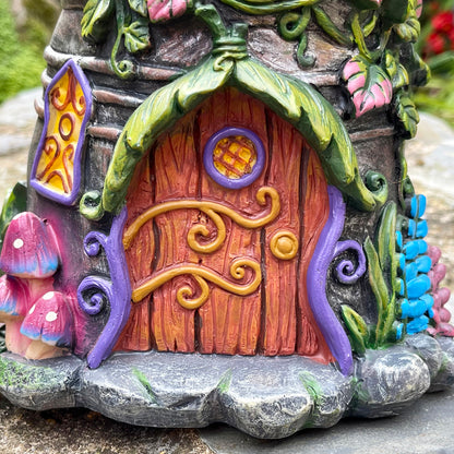 Colourful Fairy House Planter C