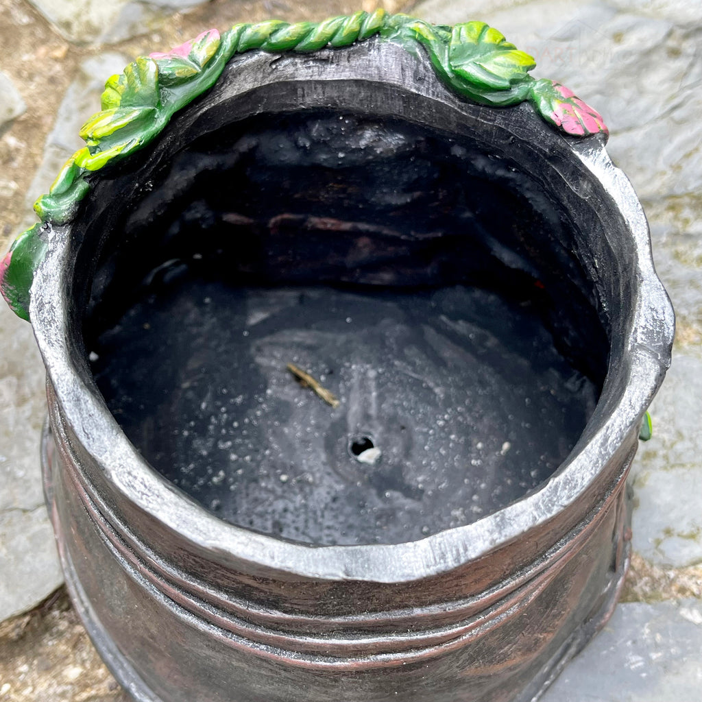 Bunter Feenhaus-Übertopf C